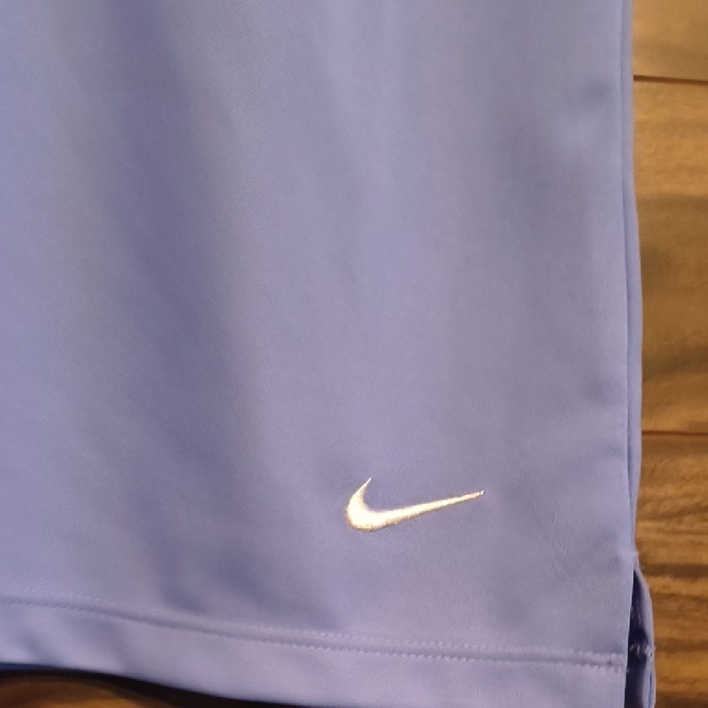 Nike Golf Women's Dri-FIT Sleeveless Polo Shirt - Silky Periwinkle Blue - Size M - Picture 4 of 9